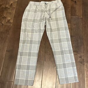 NWT Topman plaid elastic, with drawstring trousers - 32 x 32​